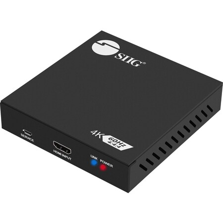 Siig Hdmi 2.0 To Displayport 1.2 Converter 1X2 Splitter - 4Kx2K 60Hz CE-H23G11-S1